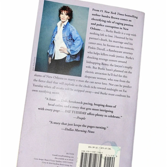 Fat Tuesday by Sandra Brown novel book - Picture 2 of 4